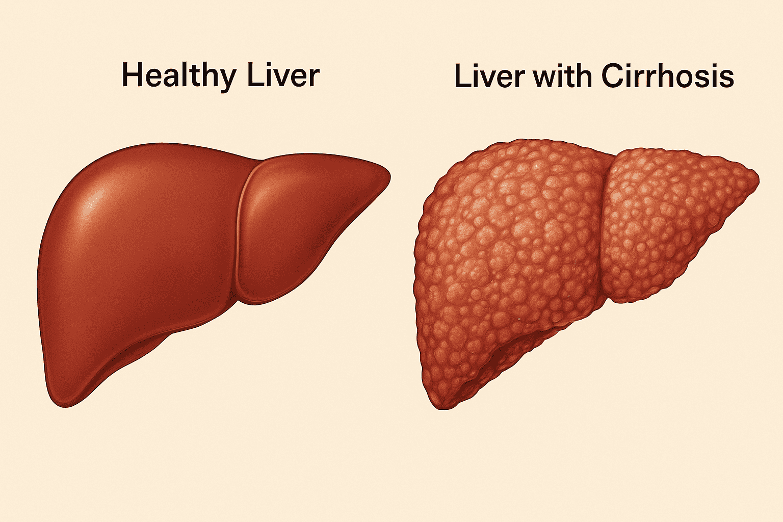 MASH: Healthy Liver vs Cirrhosis